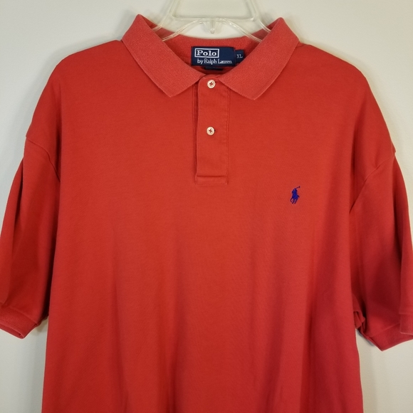 Polo Ralph Lauren Red Polo Shirt XL - Picture 7 of 16